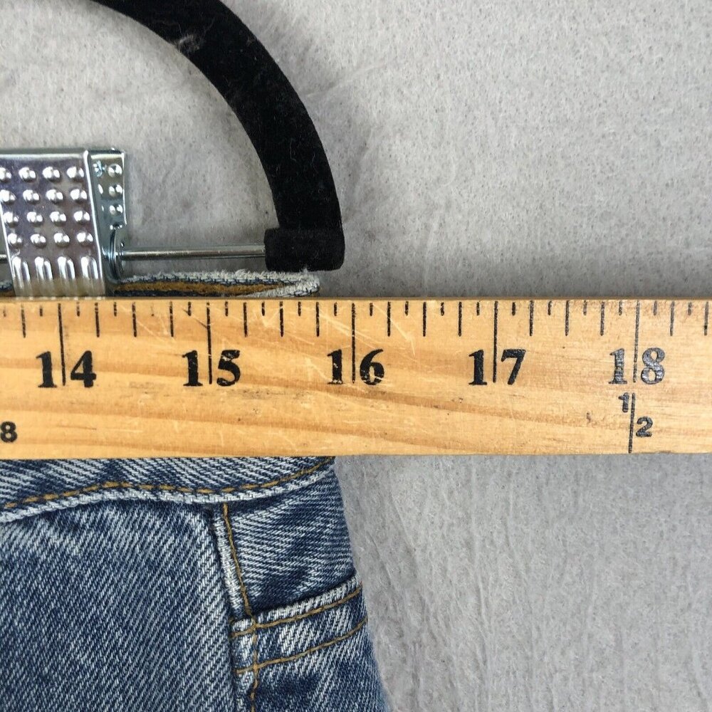 VTG Levis 501 Jeans Men 34x30 Blue Light Wash Straight  Button Fly USA 90s Y2K - Picture 5 of 16
